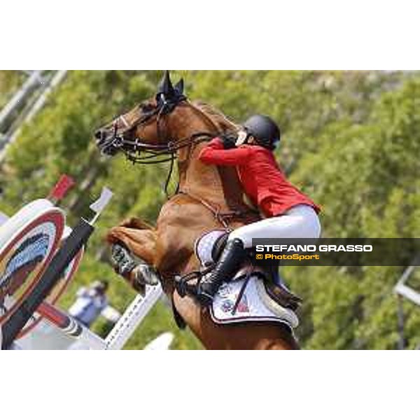 Furusiyya FEI Nations Cup Jumping Final - First Round Lucy Davis on Barron Barcelona,24th sept. 2015 ph.Stefano Grasso