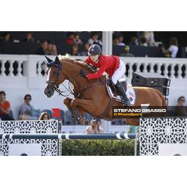 Furusiyya FEI Nations Cup Jumping Final - First Round Lucy Davis on Barron Barcelona,24th sept. 2015 ph.Stefano Grasso