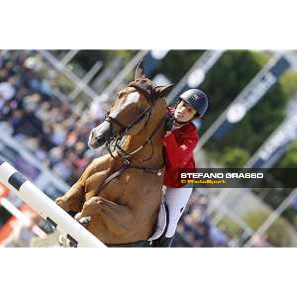 Furusiyya FEI Nations Cup Jumping Final - First Round Janika Sprunger on Bonne Chance Cw Barcelona,24th sept. 2015 ph.Stefano Grasso
