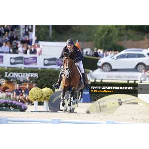 Furusiyya FEI Nations Cup Jumping Final - First Round Joe Clee on Utamaro d\'Ecaussines Barcelona,24th sept. 2015 ph.Stefano Grasso