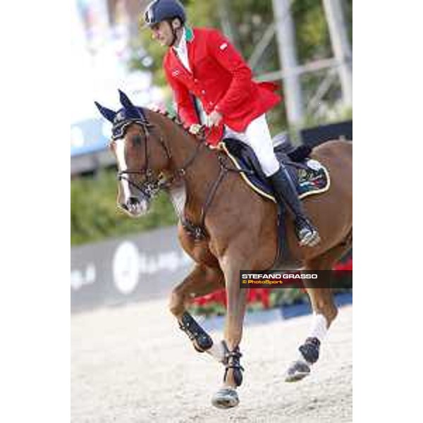 Furusiyya FEI Nations Cup Jumping Final - First Round Piergiorgio Bucci on Catwalk Z Barcelona,24th sept. 2015 ph.Stefano Grasso
