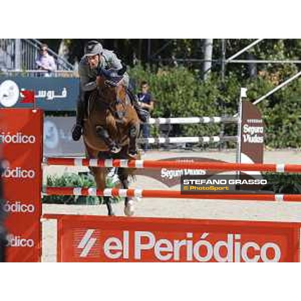 Emauele Gaudiano on Cocoshynsky wins the Periodico Trophy Barcelona,25th sept. 2015 ph.Stefano Grasso