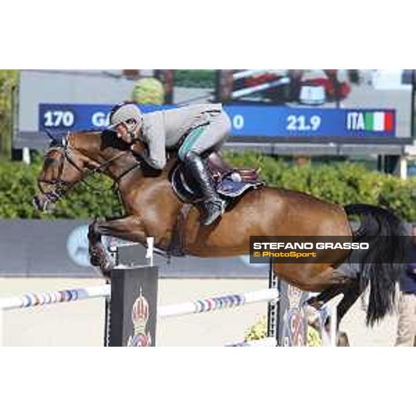 Emauele Gaudiano on Cocoshynsky wins the Periodico Trophy Barcelona,25th sept. 2015 ph.Stefano Grasso