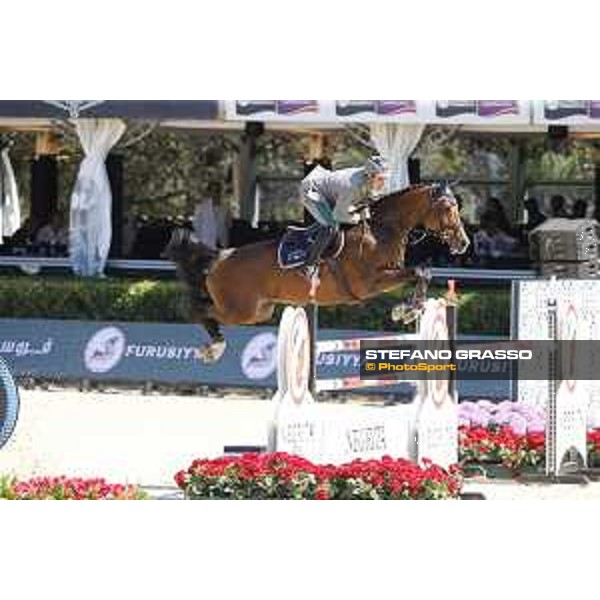 Emauele Gaudiano on Cocoshynsky wins the Periodico Trophy Barcelona,25th sept. 2015 ph.Stefano Grasso