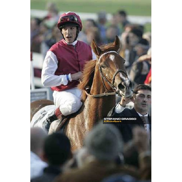 Frankie Dettori on Needlecraft Milan, 16th october 2005 ph. Stefano Grasso