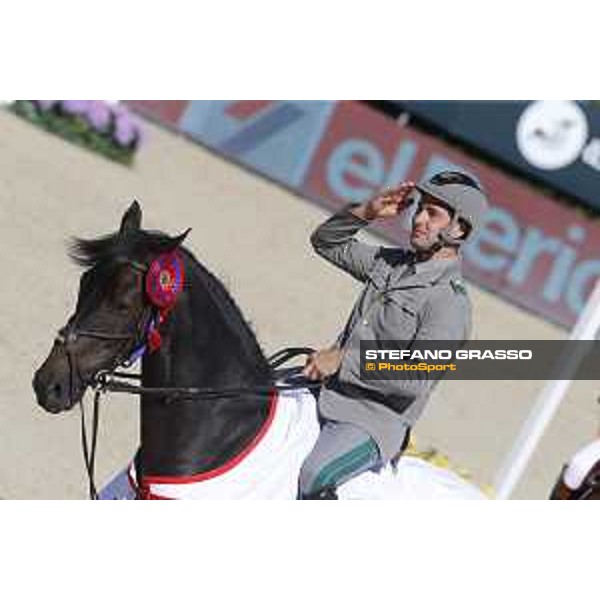Emauele Gaudiano on Cocoshynsky wins the Periodico Trophy Barcelona,25th sept. 2015 ph.Stefano Grasso