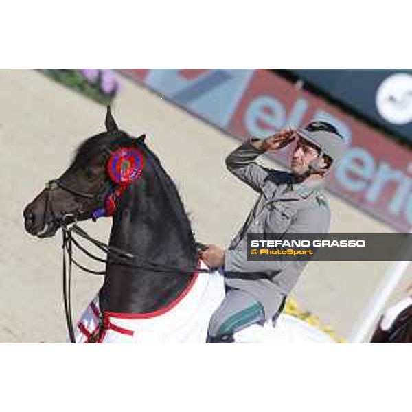 Emauele Gaudiano on Cocoshynsky wins the Periodico Trophy Barcelona,25th sept. 2015 ph.Stefano Grasso