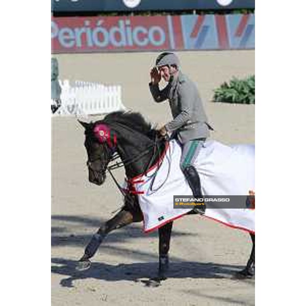 Emauele Gaudiano on Cocoshynsky wins the Periodico Trophy Barcelona,25th sept. 2015 ph.Stefano Grasso