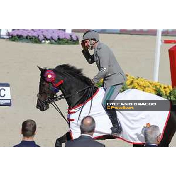 Emauele Gaudiano on Cocoshynsky wins the Periodico Trophy Barcelona,25th sept. 2015 ph.Stefano Grasso