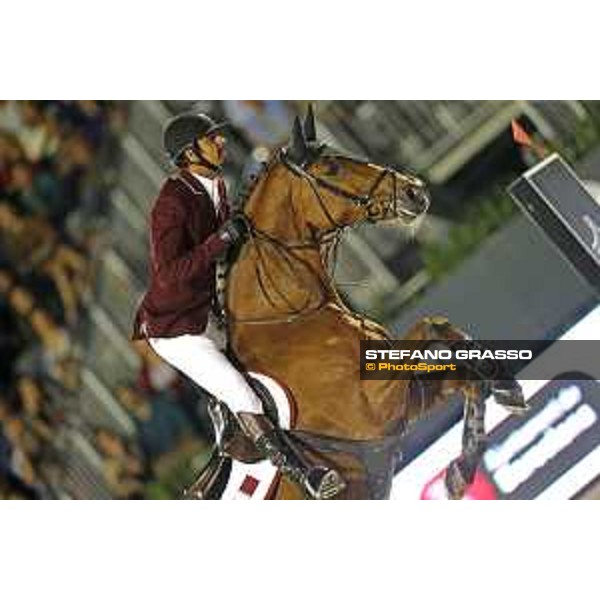 Team Qatar wins the Furusiyya Fei Nations Cup Jumping Final - Longines Challenge Cup Sheikh Ali Bin Khalid Al Thani on Vienna Olympic Barcelona,25th sept. 2015 ph.Stefano Grasso
