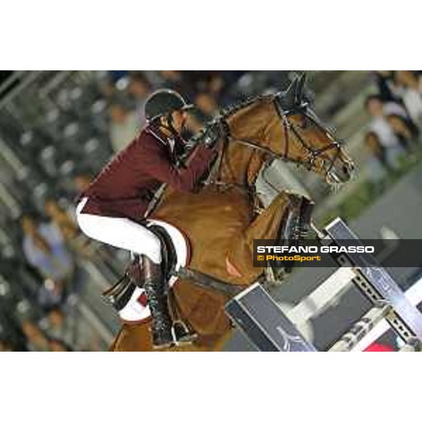 Team Qatar wins the Furusiyya Fei Nations Cup Jumping Final - Longines Challenge Cup Sheikh Ali Bin Khalid Al Thani on Vienna Olympic Barcelona,25th sept. 2015 ph.Stefano Grasso
