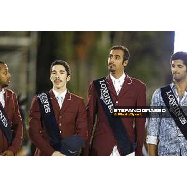 Team Qatar wins the Furusiyya Fei Nations Cup Jumping Final - Longines Challenge Cup The Podium Barcelona,25th sept. 2015 ph.Stefano Grasso