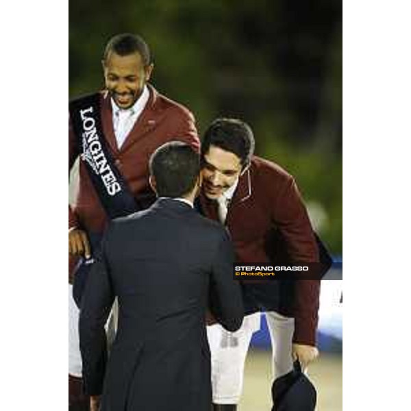 Team Qatar wins the Furusiyya Fei Nations Cup Jumping Final - Longines Challenge Cup The Podium Barcelona,25th sept. 2015 ph.Stefano Grasso