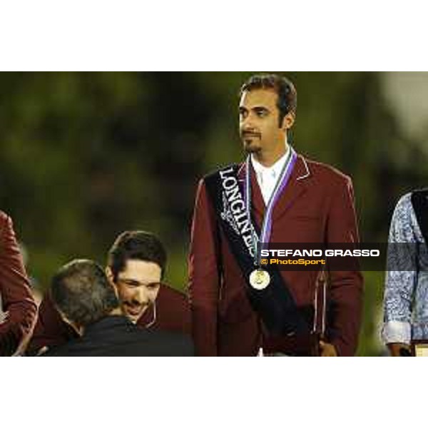Team Qatar wins the Furusiyya Fei Nations Cup Jumping Final - Longines Challenge Cup The Podium Barcelona,25th sept. 2015 ph.Stefano Grasso