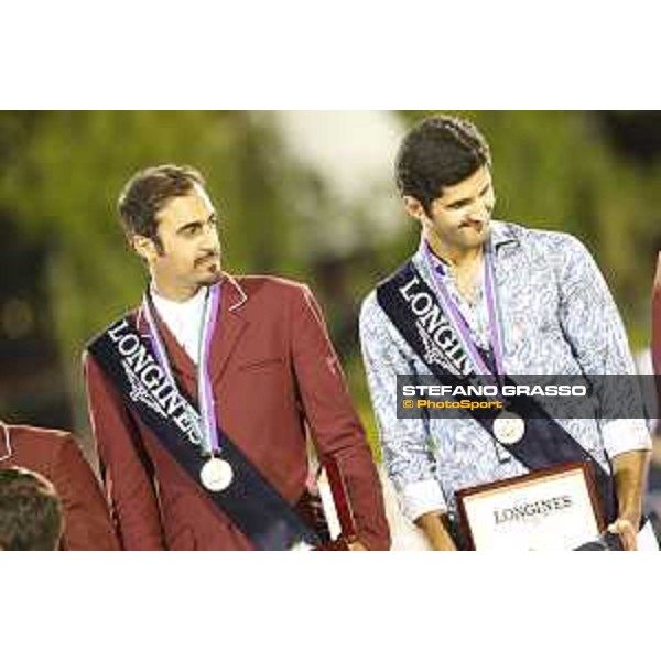 Team Qatar wins the Furusiyya Fei Nations Cup Jumping Final - Longines Challenge Cup The Podium Barcelona,25th sept. 2015 ph.Stefano Grasso