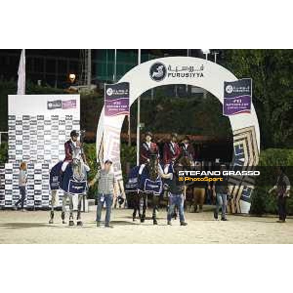 Team Qatar wins the Furusiyya Fei Nations Cup Jumping Final - Longines Challenge Cup Barcelona,25th sept. 2015 ph.Stefano Grasso