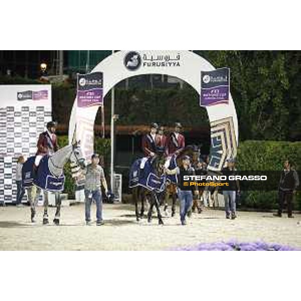 Team Qatar wins the Furusiyya Fei Nations Cup Jumping Final - Longines Challenge Cup Barcelona,25th sept. 2015 ph.Stefano Grasso