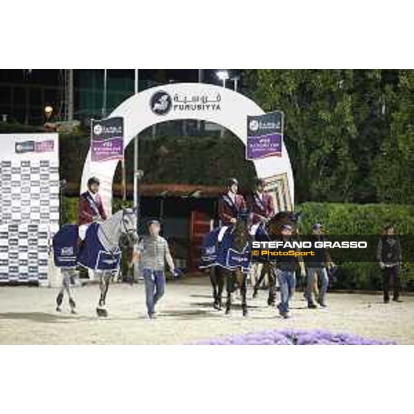 Team Qatar wins the Furusiyya Fei Nations Cup Jumping Final - Longines Challenge Cup Barcelona,25th sept. 2015 ph.Stefano Grasso