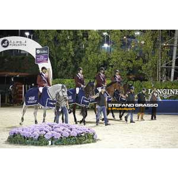 Team Qatar wins the Furusiyya Fei Nations Cup Jumping Final - Longines Challenge Cup Barcelona,25th sept. 2015 ph.Stefano Grasso