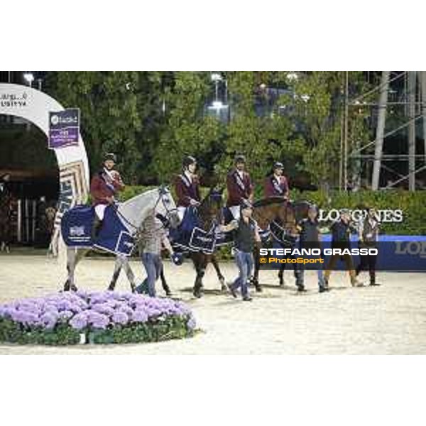 Team Qatar wins the Furusiyya Fei Nations Cup Jumping Final - Longines Challenge Cup Barcelona,25th sept. 2015 ph.Stefano Grasso