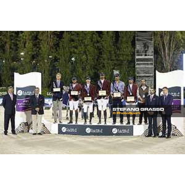 Team Qatar wins the Furusiyya Fei Nations Cup Jumping Final - Longines Challenge Cup The Podium Barcelona,25th sept. 2015 ph.Stefano Grasso