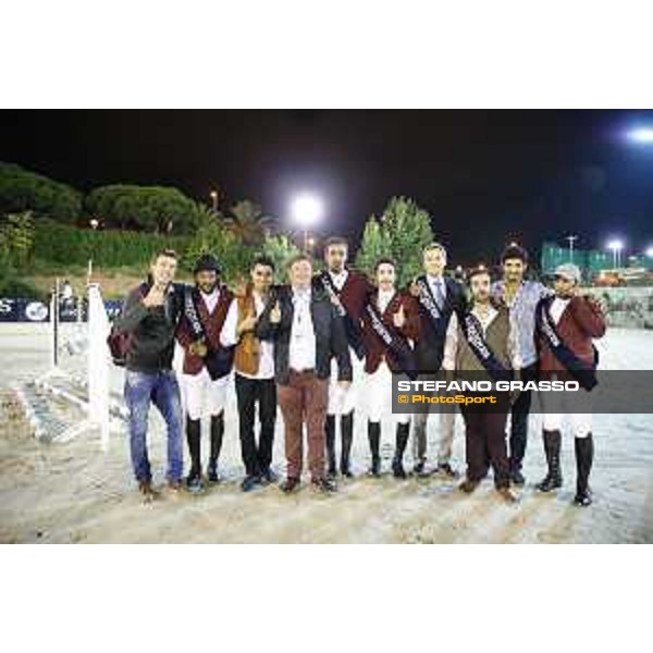 Team Qatar wins the Furusiyya Fei Nations Cup Jumping Final - Longines Challenge Cup Jan Tops and the Team Qatar Barcelona,25th sept. 2015 ph.Stefano Grasso