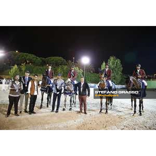 Team Qatar wins the Furusiyya Fei Nations Cup Jumping Final - Longines Challenge Cup Jan Tops and the Team Qatar Barcelona,25th sept. 2015 ph.Stefano Grasso