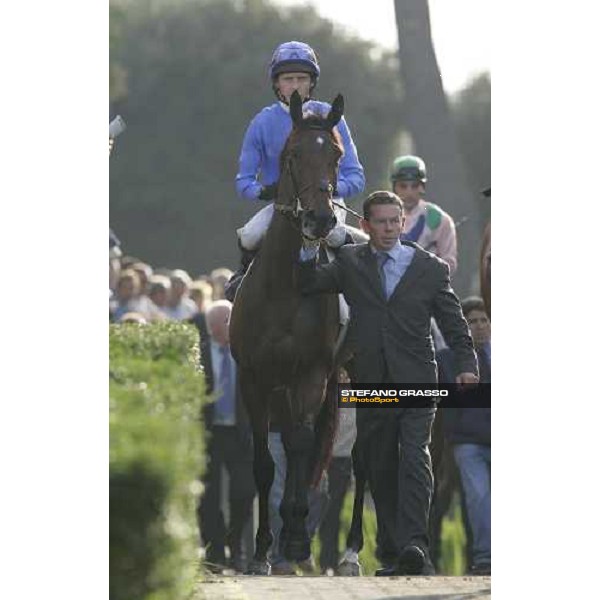 Ted Durcan on Dubai Surprise winner of Premio Lydia Tesio before the race Rome, 23rd october 2005 ph. Stefano Grasso