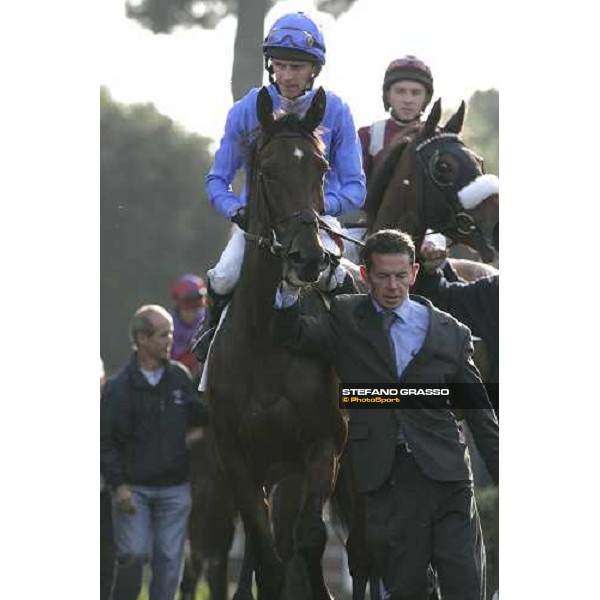 Ted Durcan on Dubai Surprise winner of Premio Lydia Tesio before the race Rome, 23rd october 2005 ph. Stefano Grasso