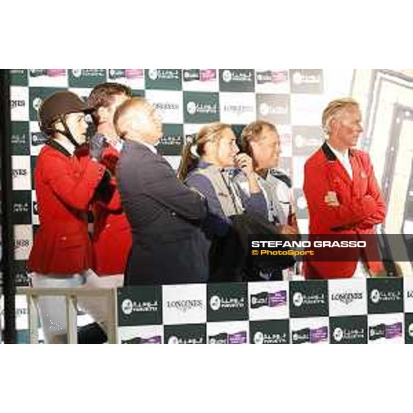 Team Belgium wins the Furusiyya FEI Nations Cup Jumping Final Team Belgium celebrates the triumph Barcelona,26th sept. 2015 ph.Stefano Grasso