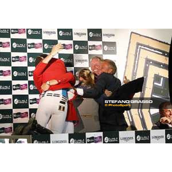 Team Belgium wins the Furusiyya FEI Nations Cup Jumping Final Team Belgium celebrates the triumph Barcelona,26th sept. 2015 ph.Stefano Grasso