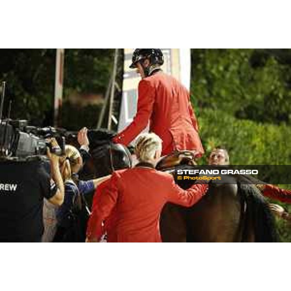Team Belgium wins the Furusiyya FEI Nations Cup Jumping Final Gregory Wathelet on Conrad de Hus Barcelona,26th sept. 2015 ph.Stefano Grasso