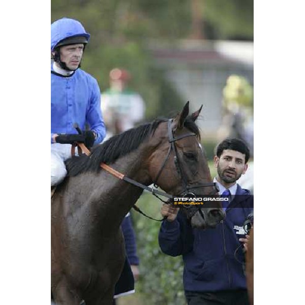 Ted Durcan on Dubai Surprise winner of Premio Lydia Tesio Rome, 23rd october 2005 ph. Stefano Grasso