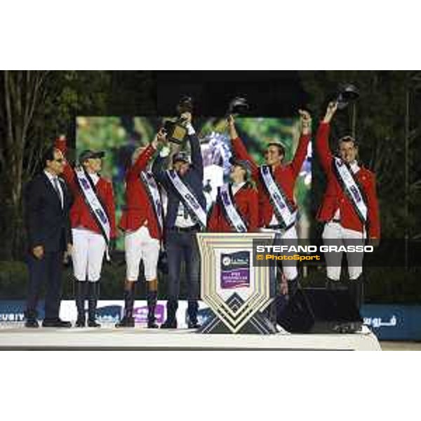 Team Belgium wins the Furusiyya FEI Nations Cup Jumping Final The Podium - Team Belgium Barcelona,26th sept. 2015 ph.Stefano Grasso