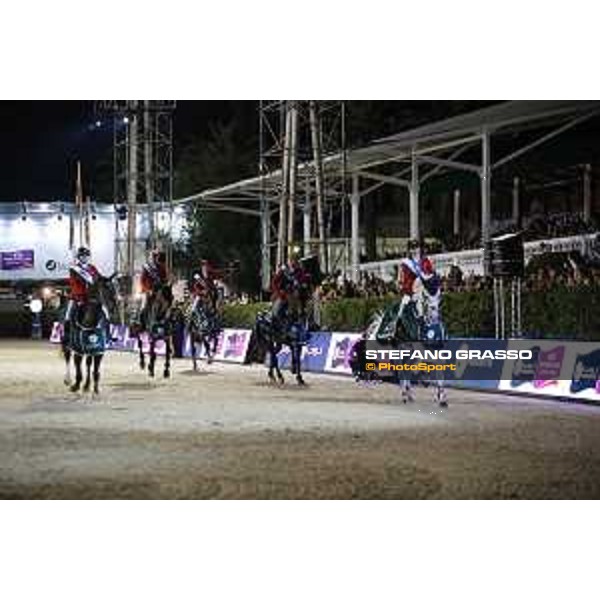Team Belgium wins the Furusiyya FEI Nations Cup Jumping Final Team Belgium parades Barcelona,26th sept. 2015 ph.Stefano Grasso