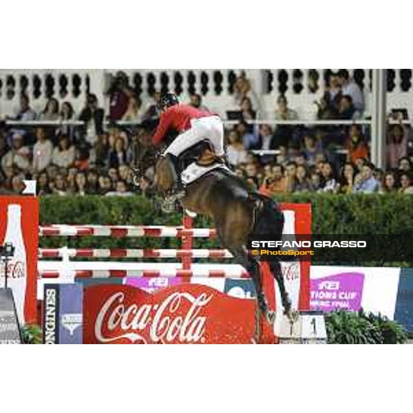 Team Belgium wins the Furusiyya FEI Nations Cup Jumping Final Gregory Wathelet on Conrad de Hus Barcelona,26th sept. 2015 ph.Stefano Grasso