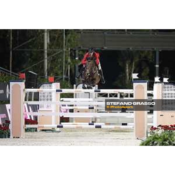 Team Belgium wins the Furusiyya FEI Nations Cup Jumping Final Gregory Wathelet on Conrad de Hus Barcelona,26th sept. 2015 ph.Stefano Grasso