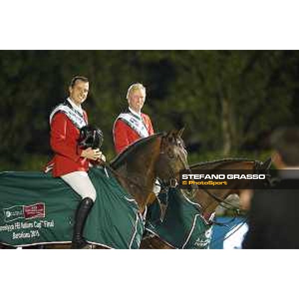 Team Belgium wins the Furusiyya FEI Nations Cup Jumping Final Gregory Wathelet and Jos Lansink Barcelona,26th sept. 2015 ph.Stefano Grasso