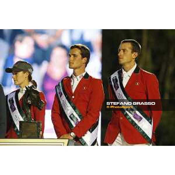 Team Belgium wins the Furusiyya FEI Nations Cup Jumping Final The Podium Barcelona,26th sept. 2015 ph.Stefano Grasso