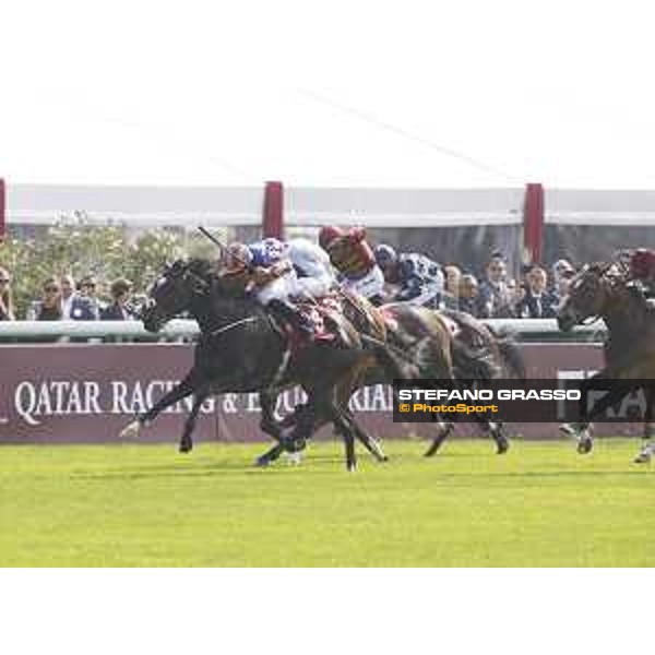 Ryan Moore on Ballydoyle wins the Total Peix Marcel Boussac - Criterium des Pouliches Paris,4th october 2015 ph.Stefano Grasso