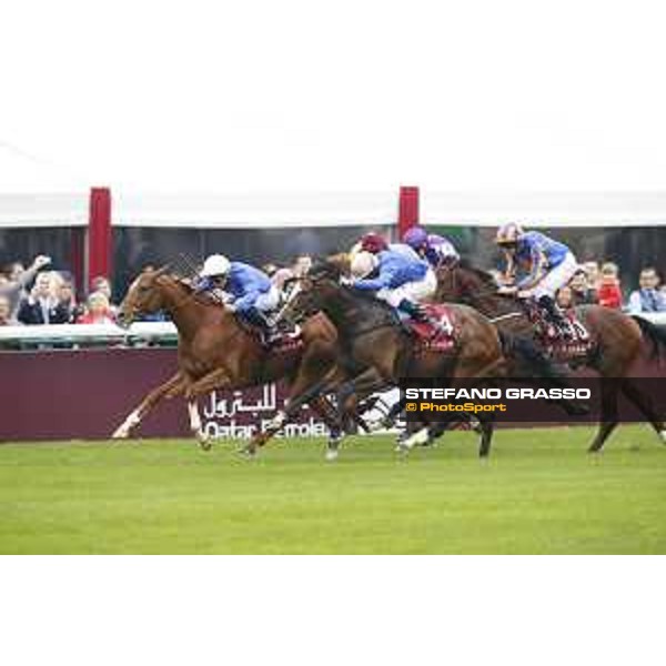 Mickael Barzalona on Ultra wins the QATAR Prix Jean-Luc Lagardere Paris,4th october 2015 ph.Stefano Grasso