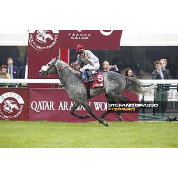 J.Auge on Al Mourtajez wins the Qatar Arabian World Cup Paris,4th october 2015 ph.Stefano Grasso