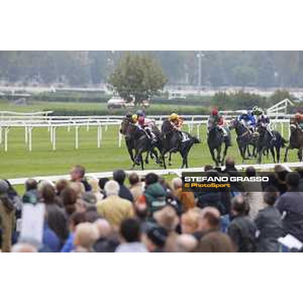 Aragoni and Slowpoke win the Premio Carlo Porta Milano, San Siro racecourse 18 oct.2015 ph.Stefano Grasso