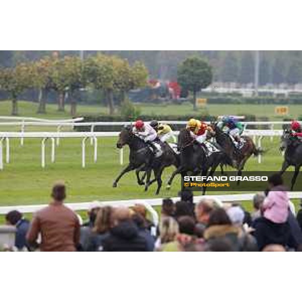 Aragoni and Slowpoke win the Premio Carlo Porta Milano, San Siro racecourse 18 oct.2015 ph.Stefano Grasso
