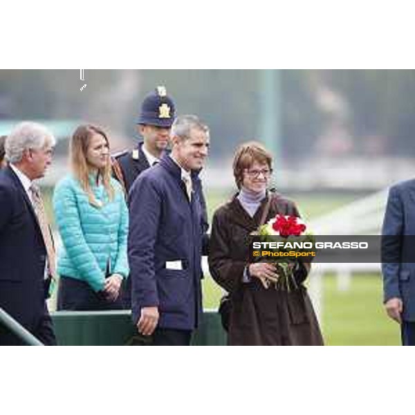 Aragoni and Slowpoke win the Premio Carlo Porta Milano, San Siro racecourse 18 oct.2015 ph.Stefano Grasso