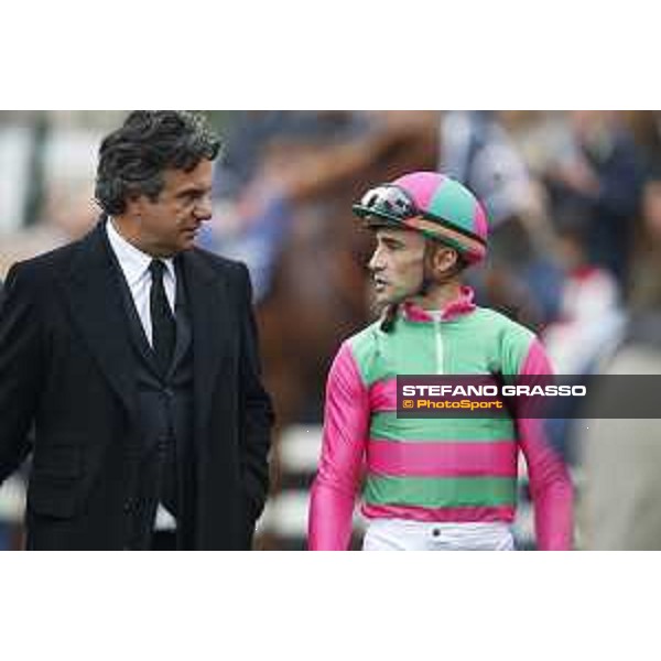 Dario Vargiu and Bruno Grizzetti Milano, San Siro racecourse 18 oct.2015 ph.Stefano Grasso