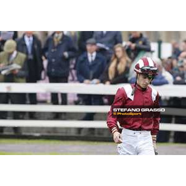 Andrasch Starke and Lovelyin win the Gran Premio del Jockey Club Milano, San Siro racecourse 18 oct.2015 ph.Stefano Grasso
