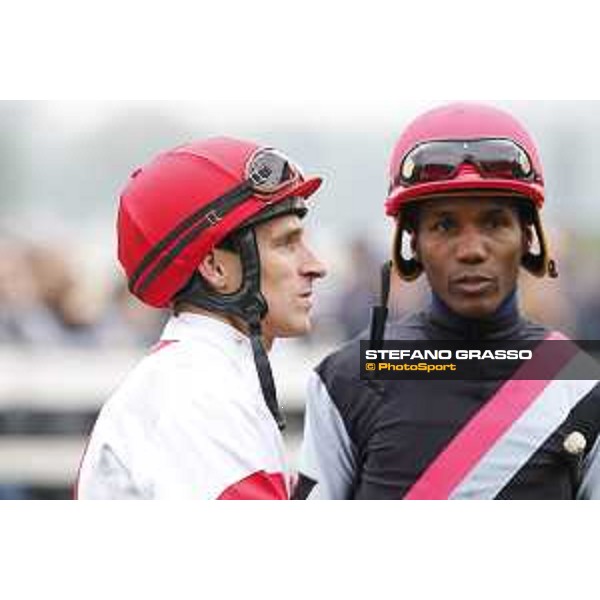 Andrasch Starke and Lovelyin win the Gran Premio del Jockey Club Milano, San Siro racecourse 18 oct.2015 ph.Stefano Grasso