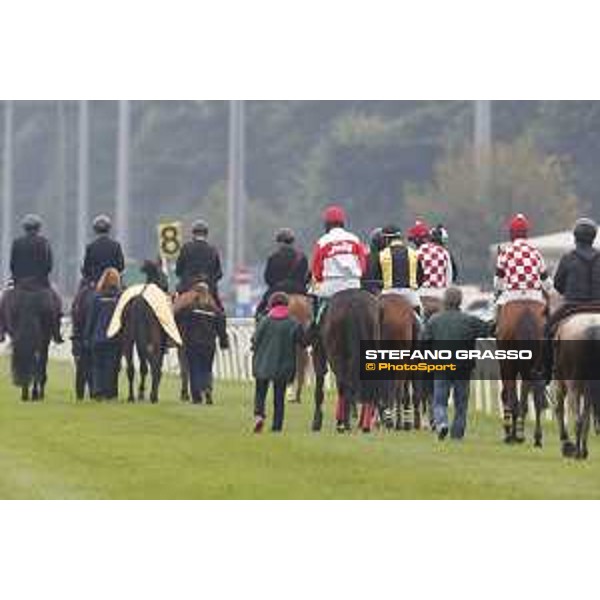 Josef Vana jr. and Chicago win the Gran Corsa Siepi di Milano Milano, San Siro racecourse 18 oct.2015 ph.Stefano Grasso