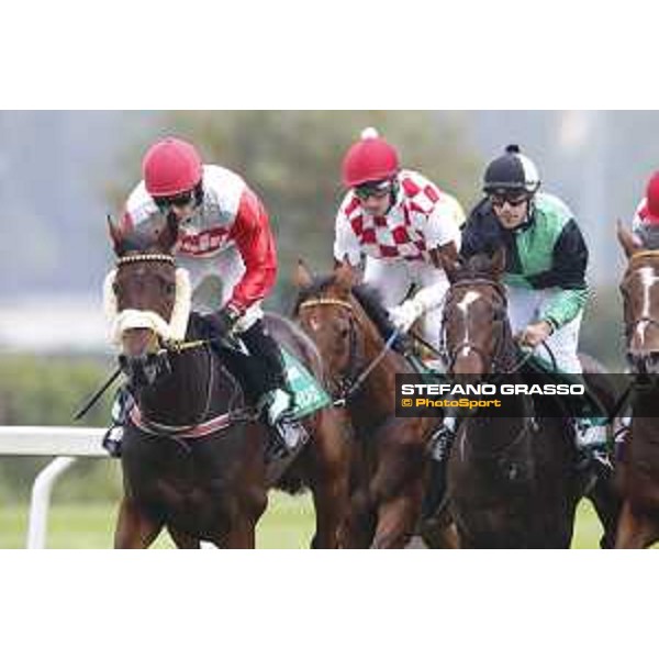 Josef Vana jr. and Chicago win the Gran Corsa Siepi di Milano Milano, San Siro racecourse 18 oct.2015 ph.Stefano Grasso